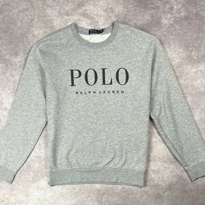 [90]Polo Ralph Lauren Logo Lightweight
Fleece Sweatshirt L Size